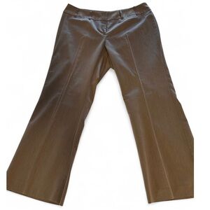 AVENUE BEIGE STRAIGHT LEG WORK PANT PETITE SZ 14